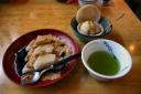 とても美味しかったくず餅とあいすくりーむ